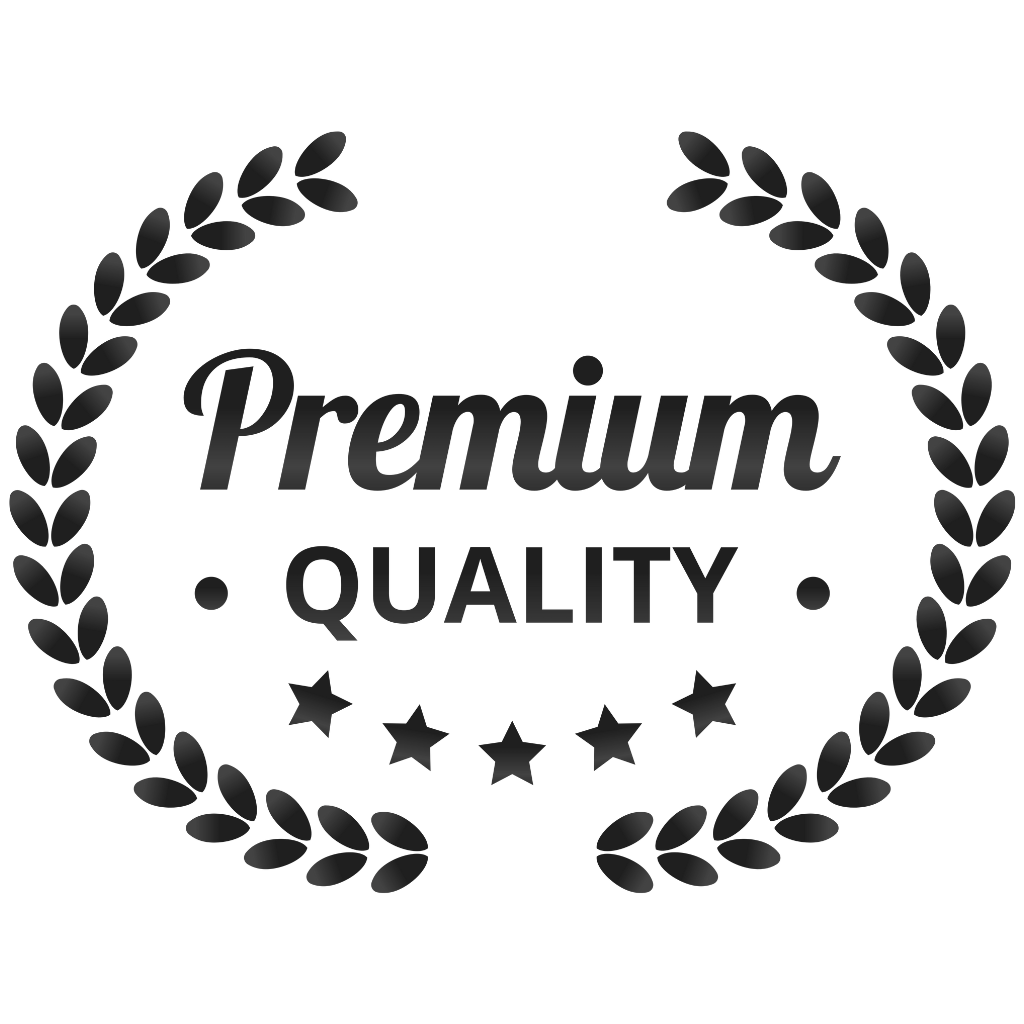 Badge representing premium quality products